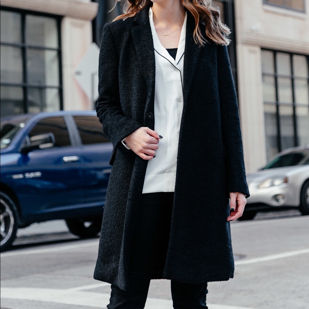 Mango Wool Midi Coat/Blazer Coat